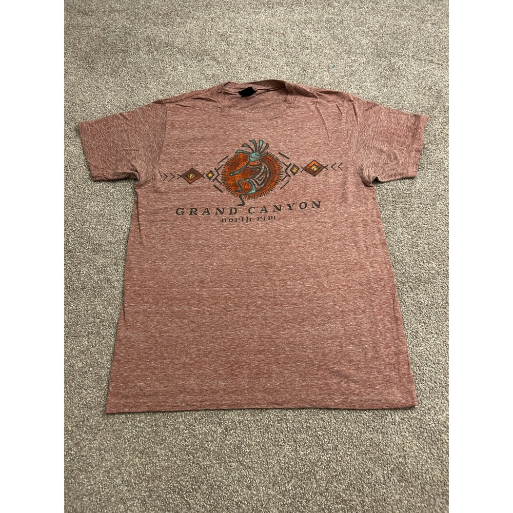 Prairie Mountain T-Shirt Unisex Small Rust Excellent Grand Canyon Kokopelli Tee